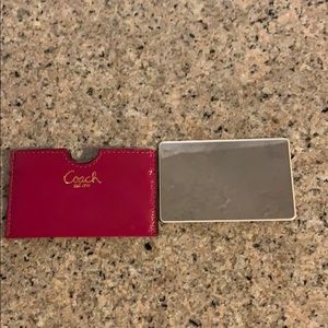 NWT Coach card holder
